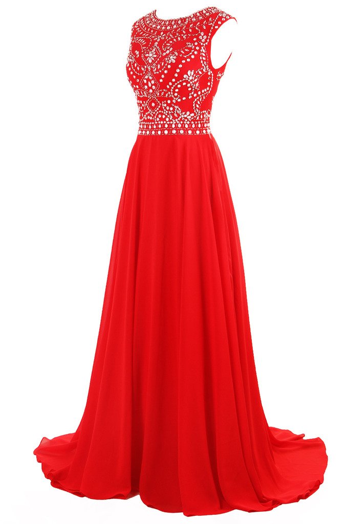 Elegant Long Chiffon Bridesmaid Dress with Cap Sleeves & Beaded Details - White Plus Size US 24 - Perfect for Weddings, Proms & Formal Evening Events