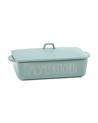 Rae Dunn Mom's Kitchen Baker Ceramic Mug - Blue - Perfect for Coffee, Tea & Baking Gifts - Ideal for Mother's Day, Birthday & Housewarming Presents