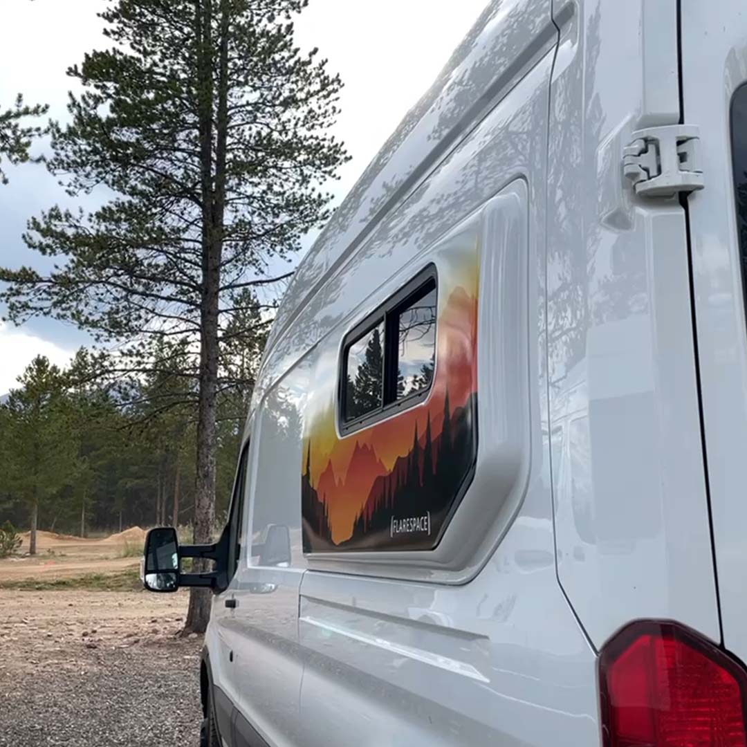 Flarespace Half Slider Bunk Window for RVs - Driver Side (FS1033L) | Durable RV Camper Van Upgrade for Better Ventilation & Comfort