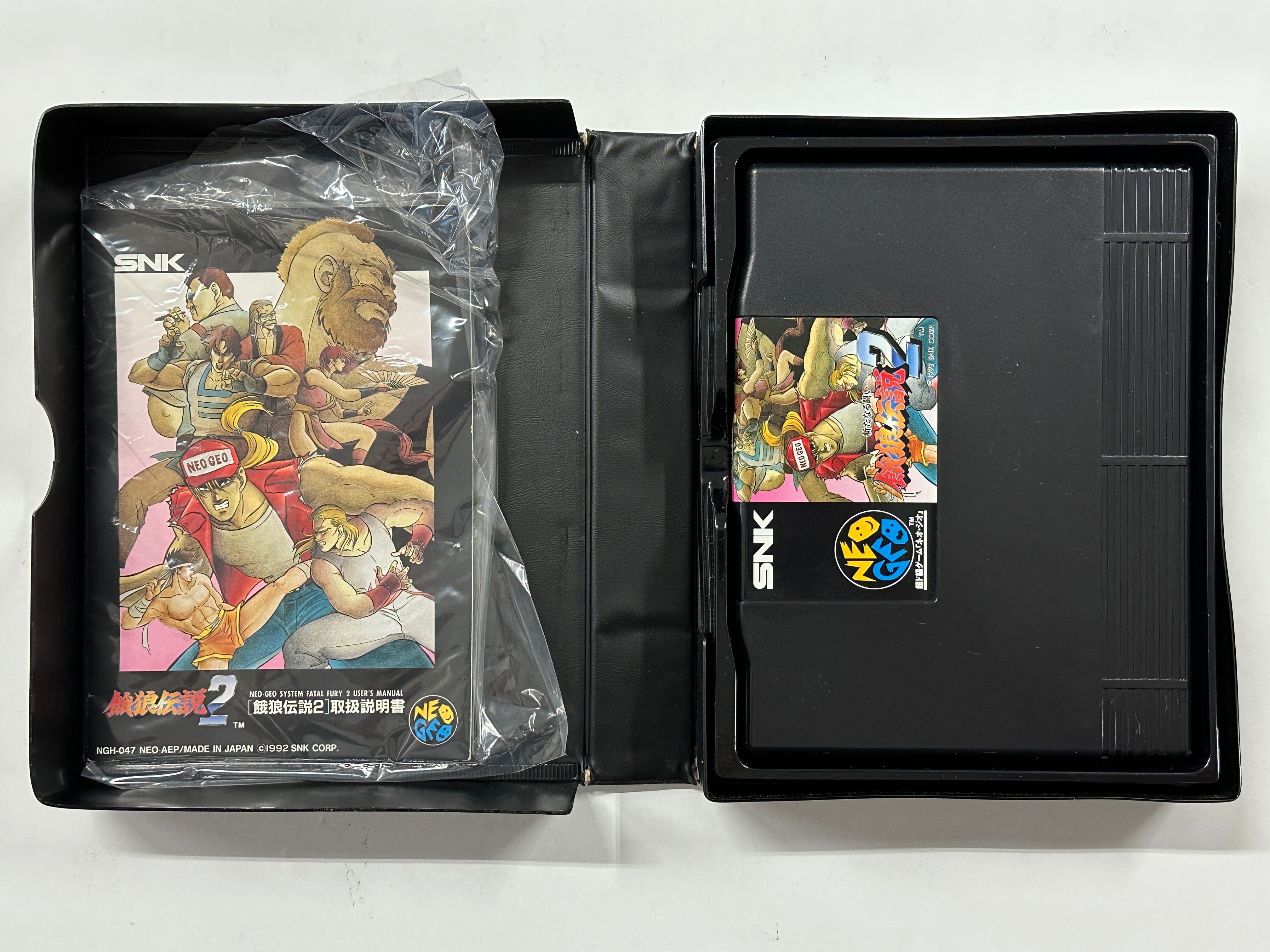Fatal Fury 2 Neo Geo AES NTSC-J Complete in Original Case - Classic Fighting Game for Retro Gaming Enthusiasts & Collectors - Perfect for Arcade Nights and Gaming Collections