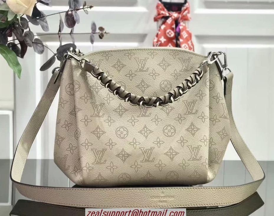 Louis Vuitton Babylone Chain BB Mahina Leather Crossbody Bag in Galet - Perfect for Everyday Use & Special Occasions