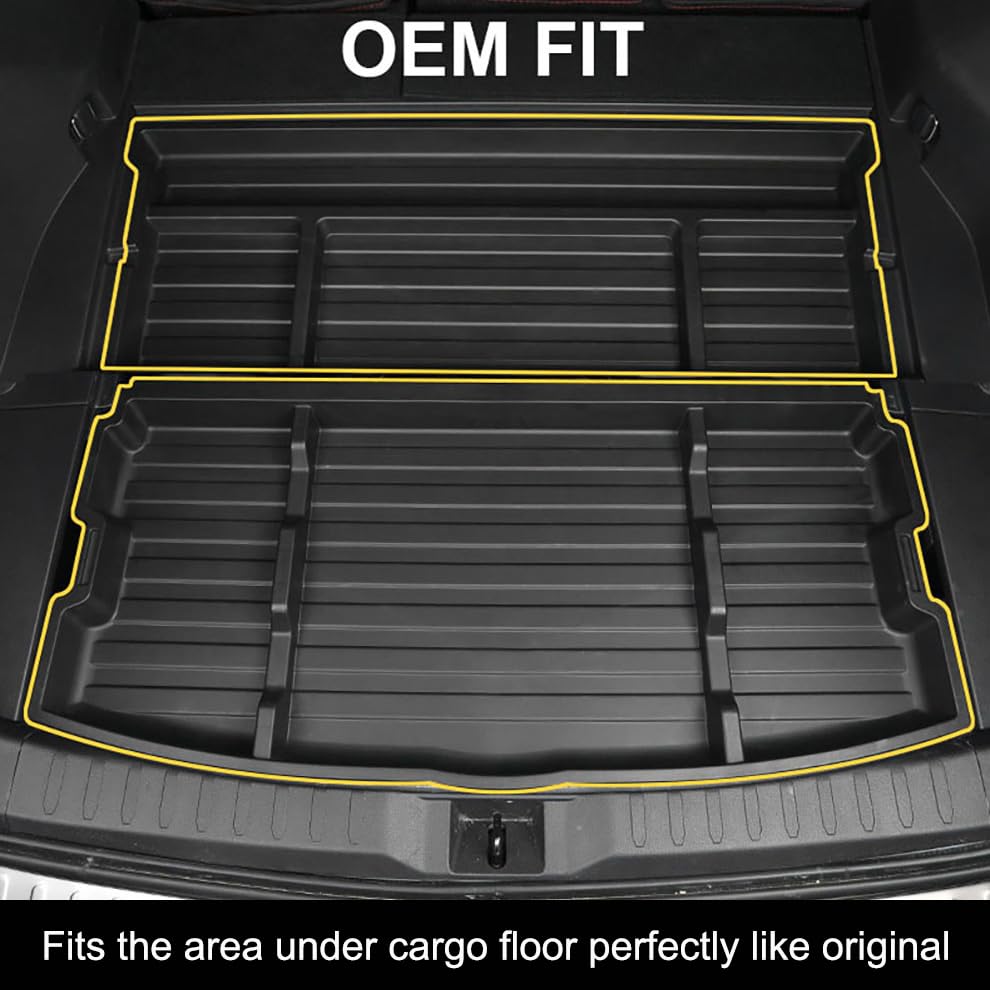 2019-2025 Toyota RAV4 Trunk Organizer - Hidden Underfloor Storage Box for RAV4 LE/XLE/XSE/TRD/Hybrid Models | SUV Cargo Management System | Perfect for Road Trips, Grocery Shopping & Outdoor Gear Storage