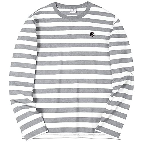 Gray White-long Sleeve