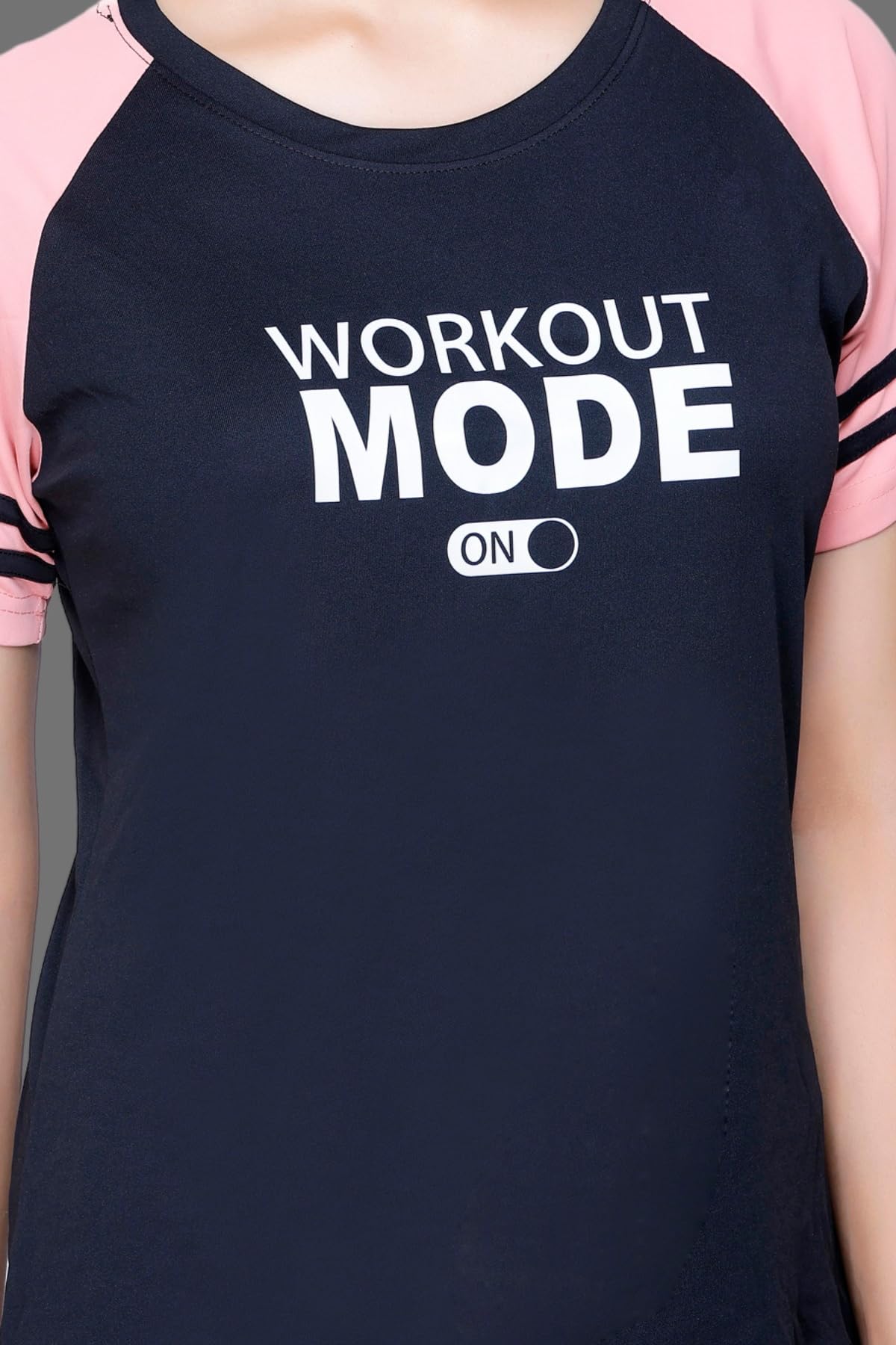 White Moon Women's Printed Polyester Dry Fit Western Shirts & T-Shirts - Quick Drying Breathable Workout Tops for Gym, Yoga & Outdoor Activities