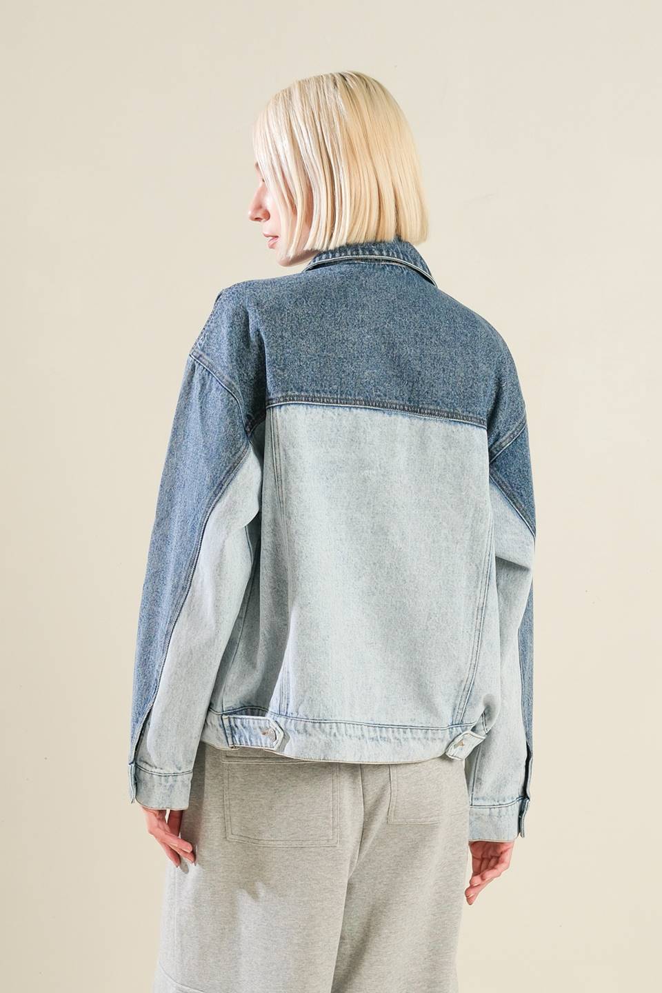 Vintage Denim Jacket for Women & Men - A BAR SONG Retro Style Distressed Jean Jacket - Perfect for Concerts, Bars, and Casual Streetwear