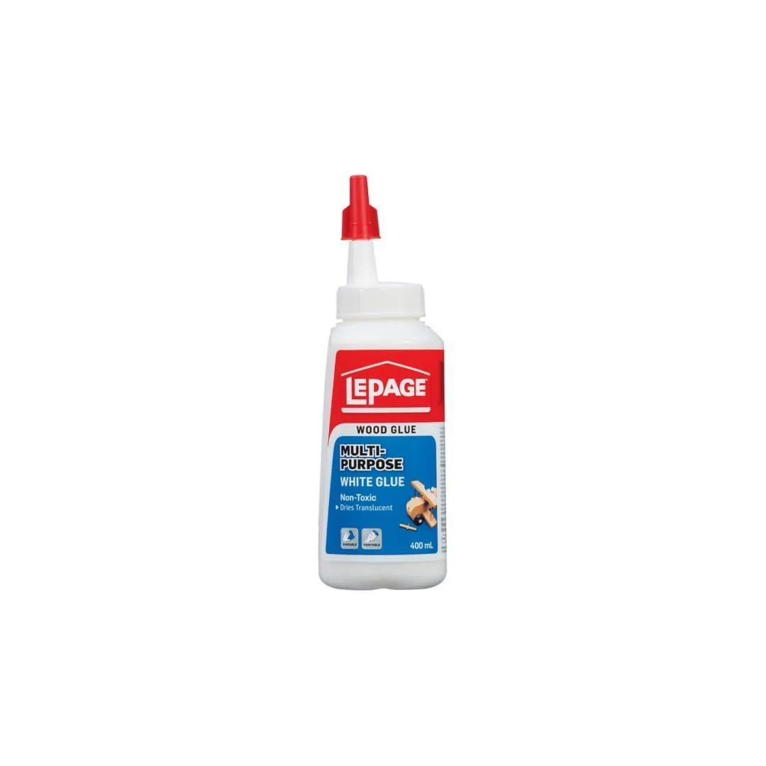 Strong Fast-Drying Multi-Purpose White Wood Glue for DIY Projects, Furniture Repair & Crafting - Non-Toxic & Waterproof Adhesive for Woodworking, Home Improvement & Hobbies