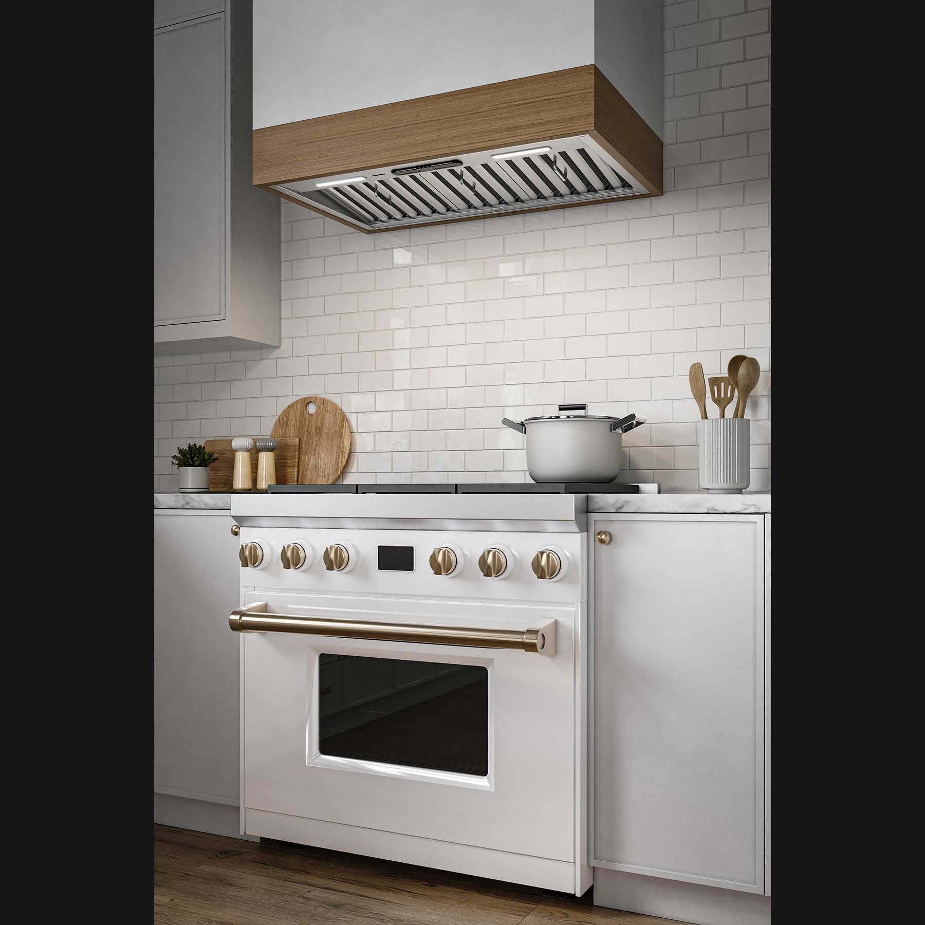 Best 36 Inch Built-In Range Hood HBN33696SS - 650 CFM Stainless Steel Kitchen Vent Hood for Gas & Electric Stoves - HBN3 Series - Perfect for Home Kitchens & Restaurants