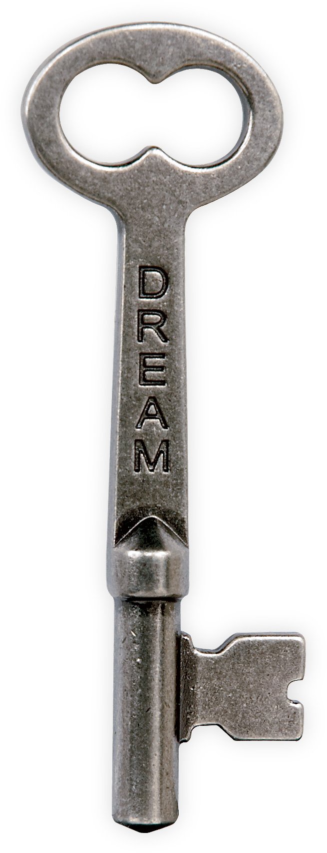 Angelstar 13812 Hope Dream Key of Wisdom Loose Key - 1.5 Inch Silver Charm for Jewelry Making, DIY Crafts, Scrapbooking & Keepsake Gifts