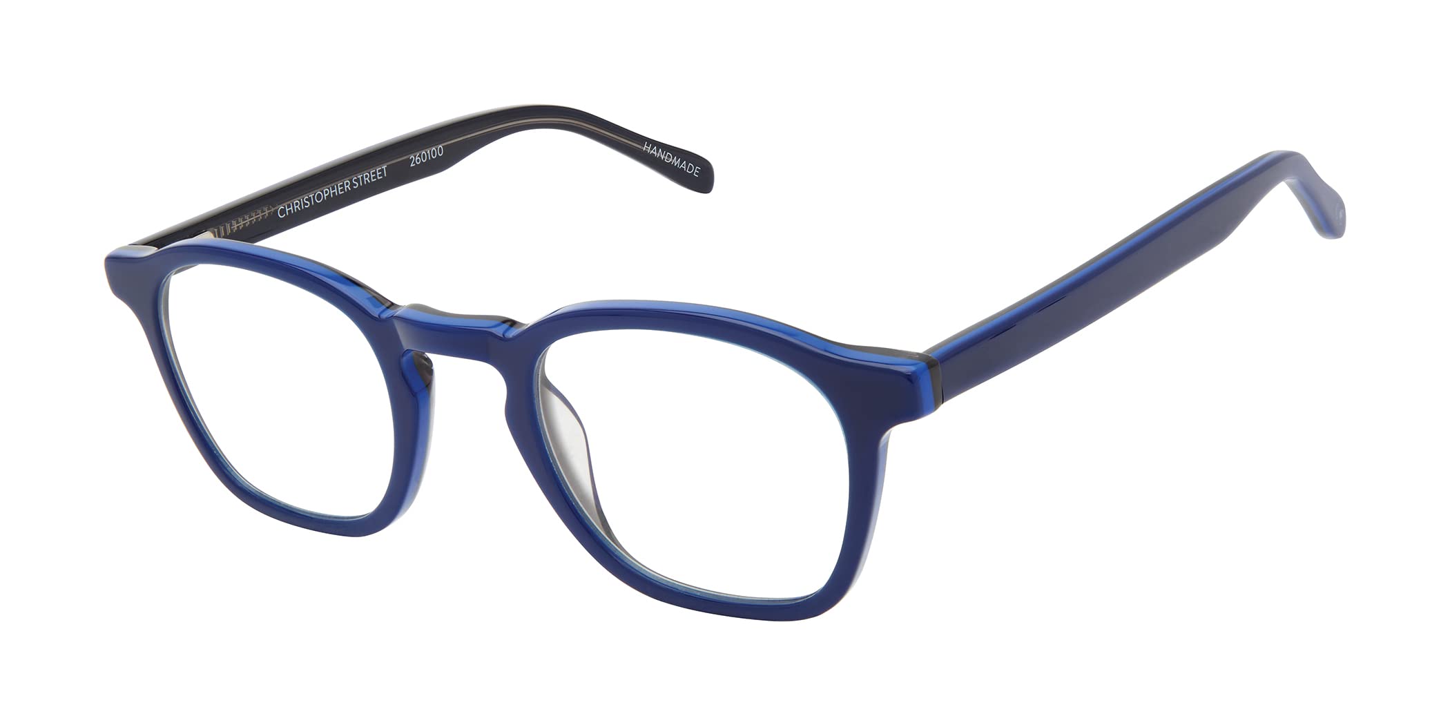 Premium Acetate Blue Light Blocking Reading Glasses for Men & Women | Scojo New York Christopher Street Style | Computer Glasses for Office Work & Screen Time Protection
