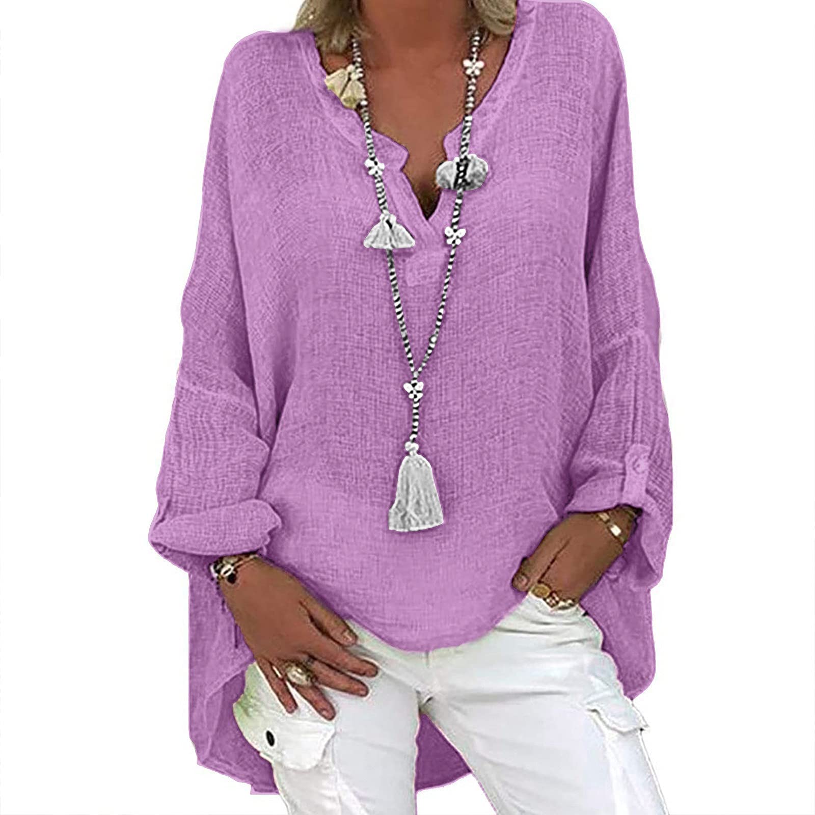 Trendy Women's Summer Tops 2022 - Casual & Dressy Shirts for Women, Basic Fit Holiday Blouse | Perfect for Beach Vacations, Office Wear & Date Nights