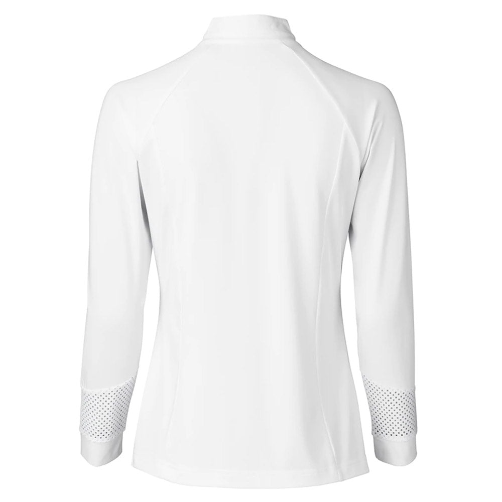 Linnea White Women's Golf Polo Shirt - Breathable & Moisture-Wicking for Daily Sports & Outdoor Activities - Perfect for Golf, Tennis & Casual Wear