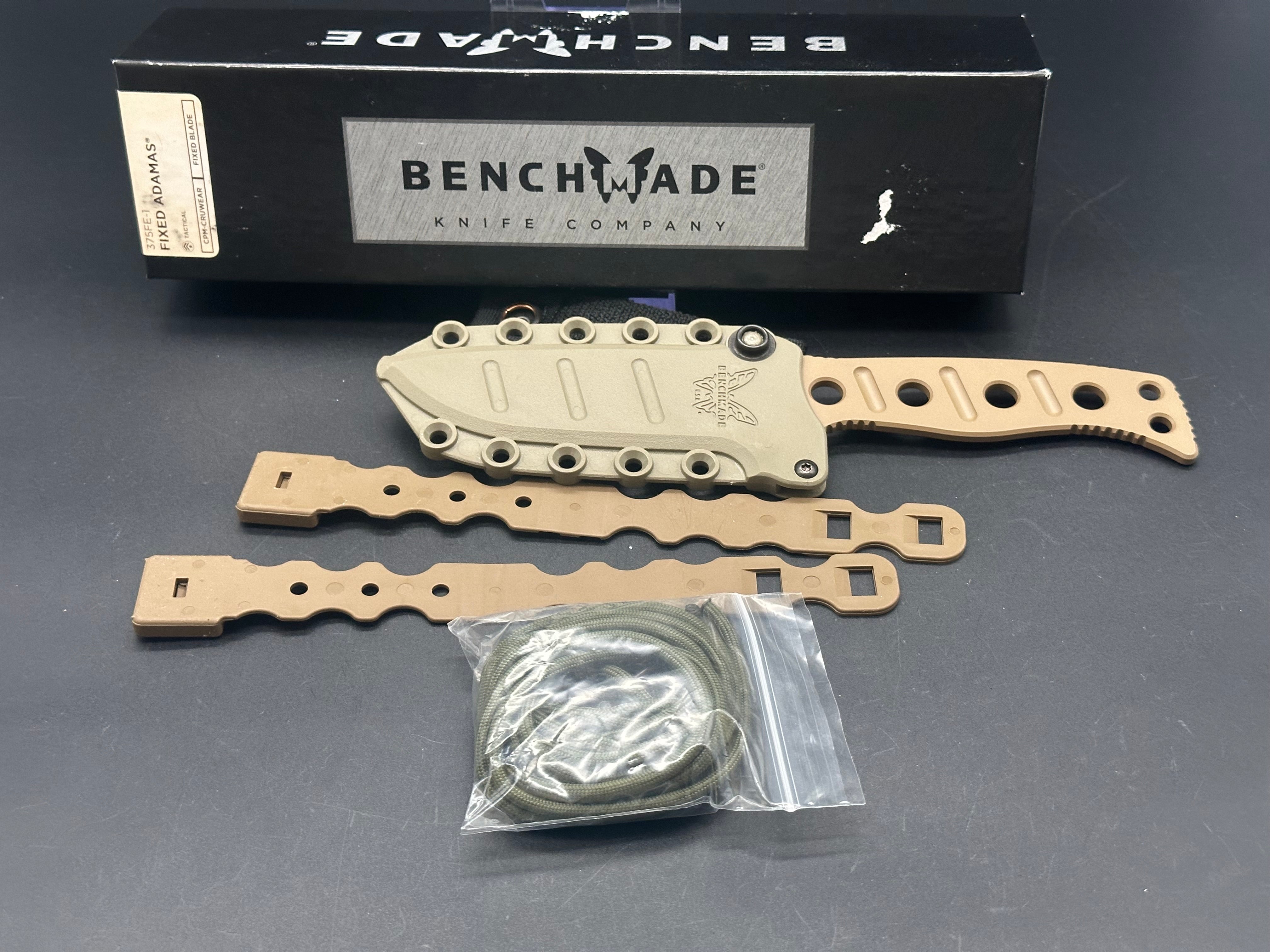 Benchmade 375FE Fixed Adamas Fixed Blade Knife - 4.2