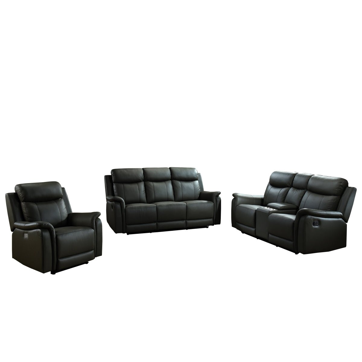 Premium Cyrus Black Power Glider Recliner Chair - Electric Lift Massage with USB Ports - Modern Comfort for Living Room, Home Theater & Nursery (Black)