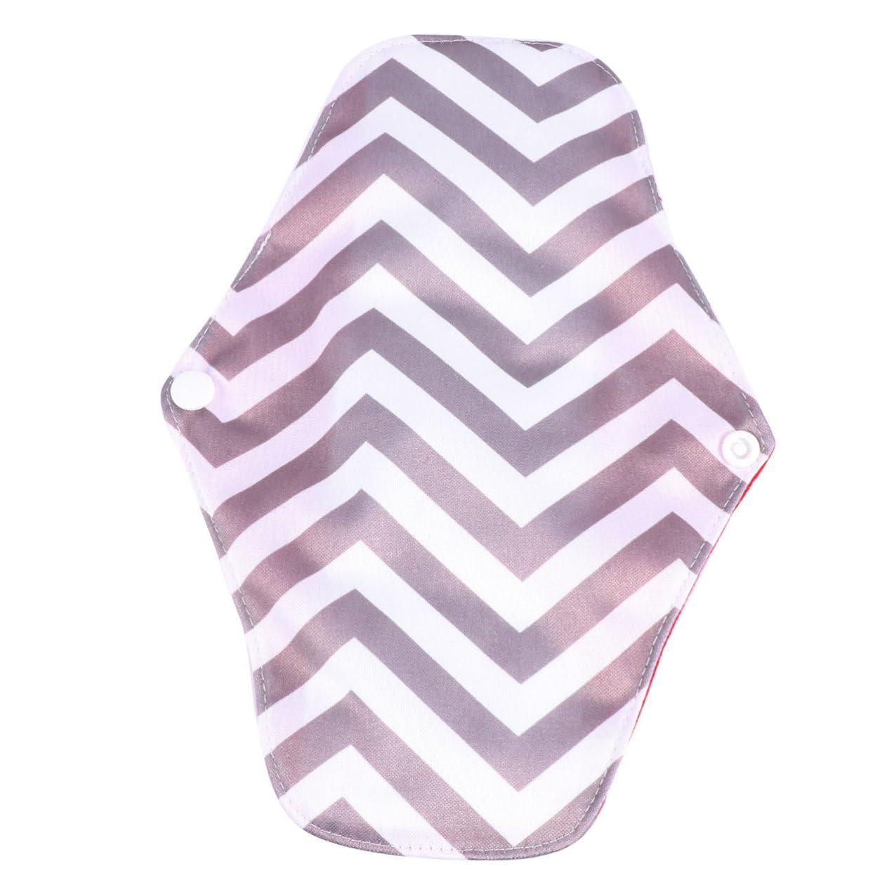 Organic Cotton Washable Cloth Menstrual Pads - Reusable Sanitary Pads for Women, Postpartum & Incontinence Care - Eco-Friendly Period Protection for Active Lifestyles (1-Pack)