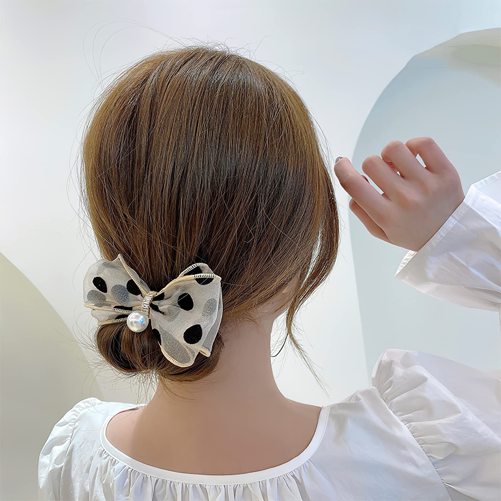 Deft Bun Hair Donut Maker - Flexible & Reusable Magic Hair Styling Tool for Women & Girls (4 Pcs) | Fast & Easy French Twist, Bow Bun Accessories | Perfect for Summer, Korean Fashion & Everyday Hairstyles