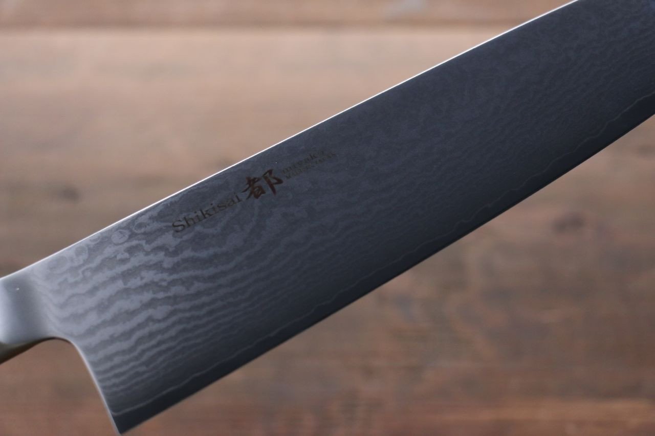 Premium Miyako AUS8 33-Layer Damascus Gyuto Chef Knife 240mm - High Carbon Stainless Steel Japanese Kitchen Knife for Professional Chefs & Home Cooking - Perfect for Slicing, Dicing & Meat Cutting