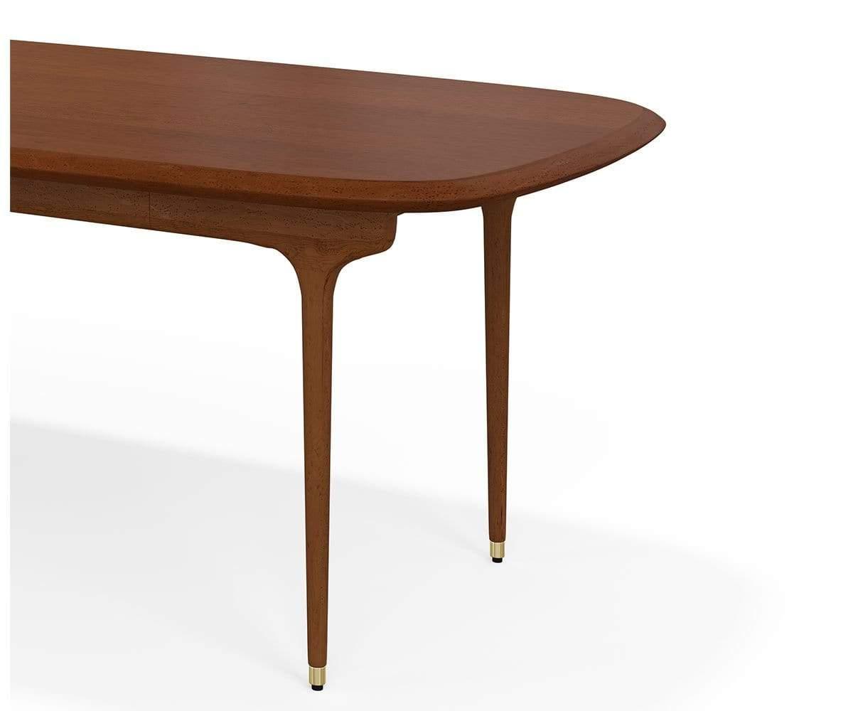 Hendrick Modern Dining Table - 6 Seater Wooden Kitchen Table for Dining Room, Perfect for Family Gatherings & Dinner Parties
