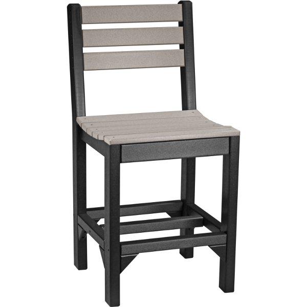 Island Side Chair - Modern Wicker Patio Dining Chair for Outdoor, Garden, Poolside & Porch Use - Lightweight & Durable Rattan Furniture for Backyard, Deck & Balcony