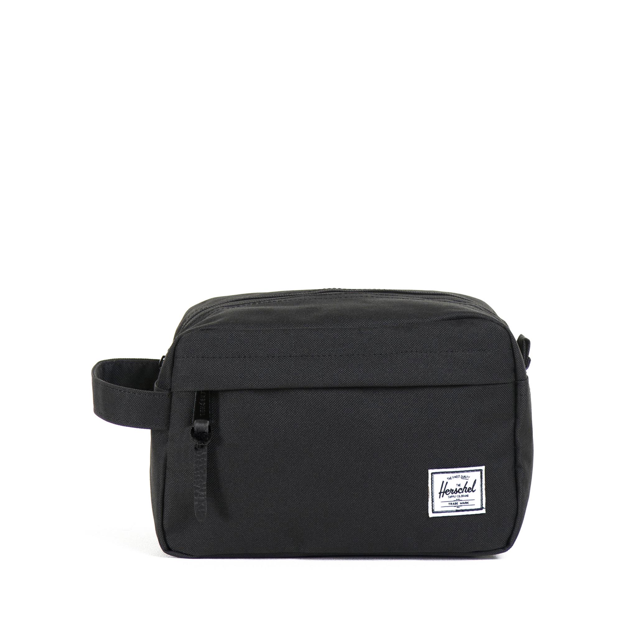 Herschel Chapter Travel Kit - Black | Compact Toiletry Bag for Men & Women | Perfect for Travel, Gym, Camping & Daily Use