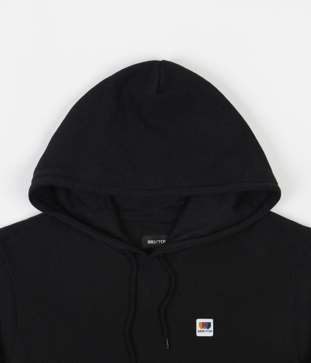 Brixton Stem Hoodie - Black | Men's & Women's Casual Pullover Hooded Sweatshirt | Perfect for Streetwear, Gym & Outdoor Activities