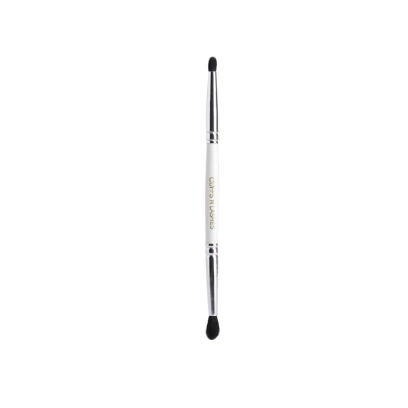Professional Dual-Ended Eyeliner Brush - Small Smudger & Pencil Brush for Precise Makeup Application | Perfect for Smokey Eyes & Winged Liner Looks