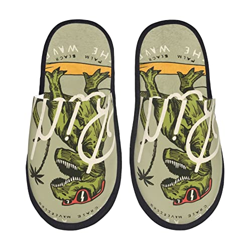 Ride the Wave Dinosaur Surfer in Sunglasses Vintage Surfing