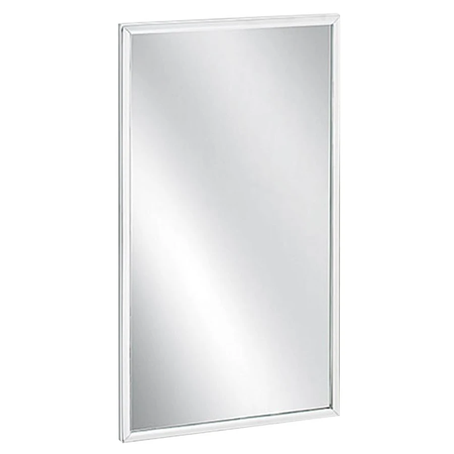 Bradley 781 02436 Bradex Mirror Channel Framed Surface Mounted Bright - Durable Bathroom & Commercial Mirror Solution for Home & Office Spaces