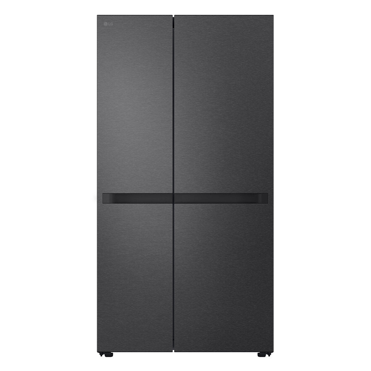 LG 664L Side by Side Refrigerator with Ice Maker - Matte Black (GS-B599MBL) - Energy Efficient Large Capacity Fridge for Modern Kitchen & Open Floor Plan Homes