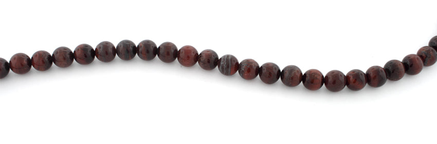 8mm Red Tiger Eye Gemstone Beads - Natural Healing Stone for Jewelry Making, DIY Bracelets & Necklaces - Perfect for Meditation, Chakra Balancing & Spiritual Gifts
