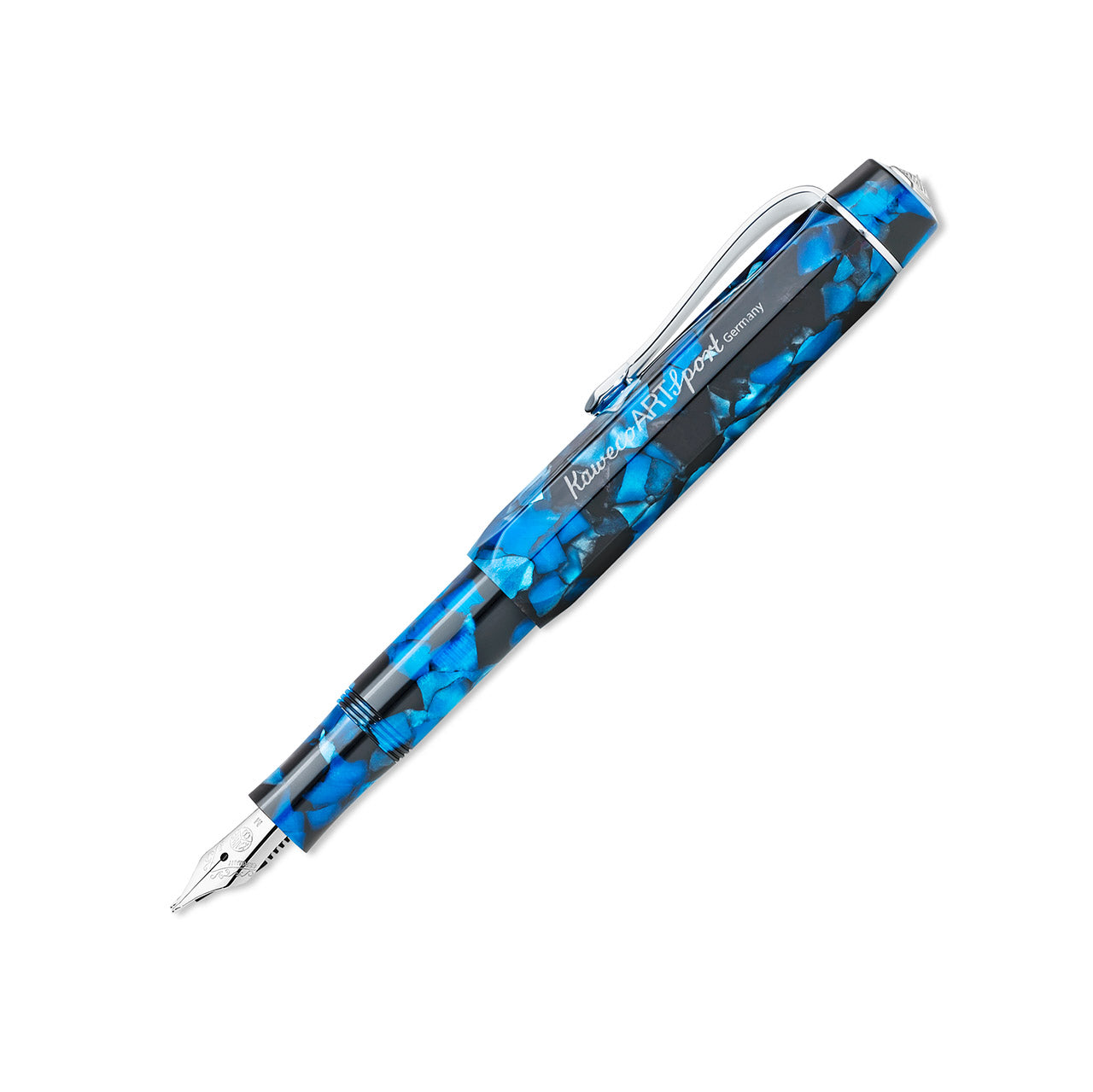 Premium Art Sport Fountain Pen - Elegant Pebble Blue Design for Writing, Calligraphy & Gift Giving - Perfect for Professionals, Students & Collectors