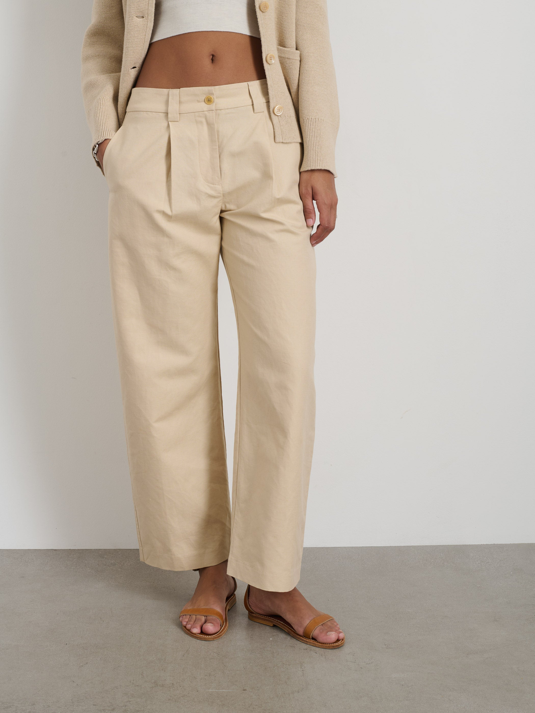 Comfortable Soho Pant in Breathable Cotton Linen - Perfect for Work, Travel & Casual Wear