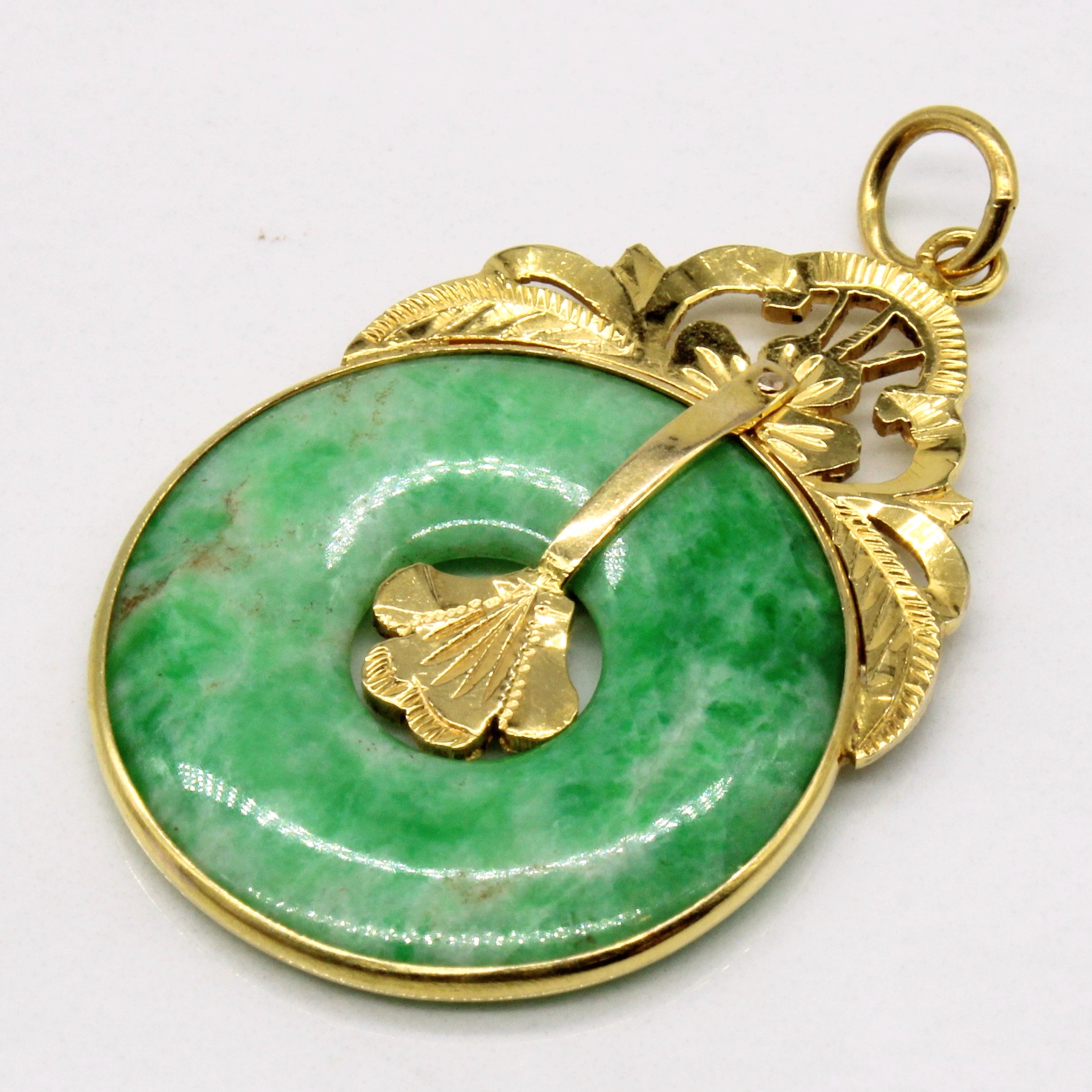 Natural Jadeite Pendant Necklace | 18.50 Carat AAA Grade Green Jade | Perfect for Women's Jewelry Collection, Gift Giving & Special Occasions