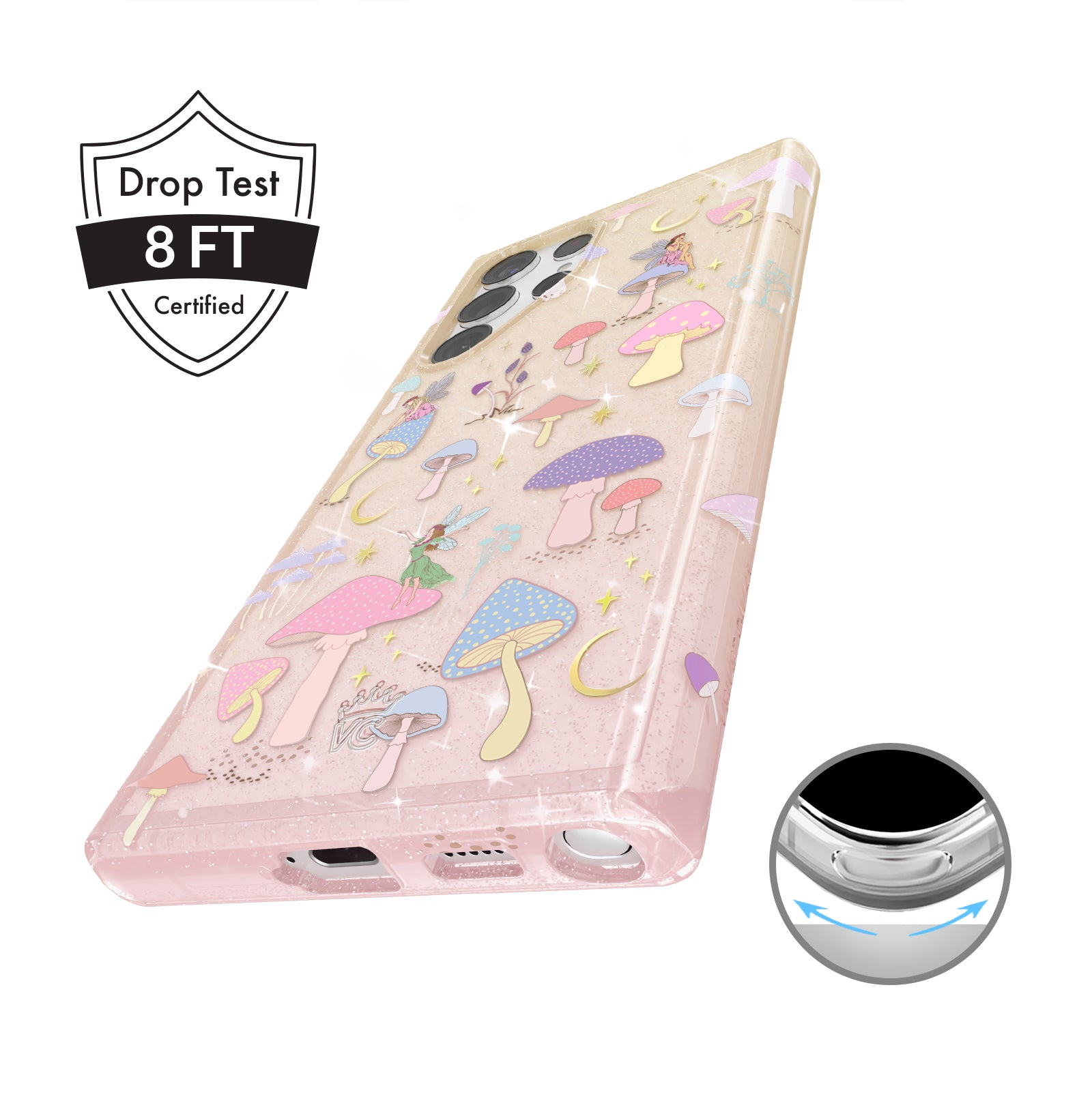 Enchanted Mushrooms Samsung Phone Case - Protective Cover for Samsung Galaxy Series | Perfect for Nature Lovers & Fantasy Fans