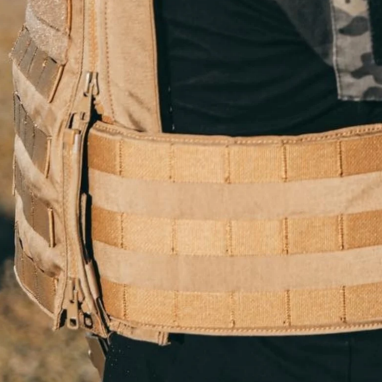 Tactical MOLLE Cummerbund with 2 Bands & Velcro Plate Carrier Attachment - Perfect for Military Gear, Airsoft, and Outdoor Adventures