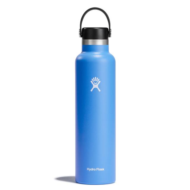 24 oz Standard Mouth Water Bottle - BPA Free, Leak Proof, Durable Stainless Steel for Gym, Hiking & Everyday Use
