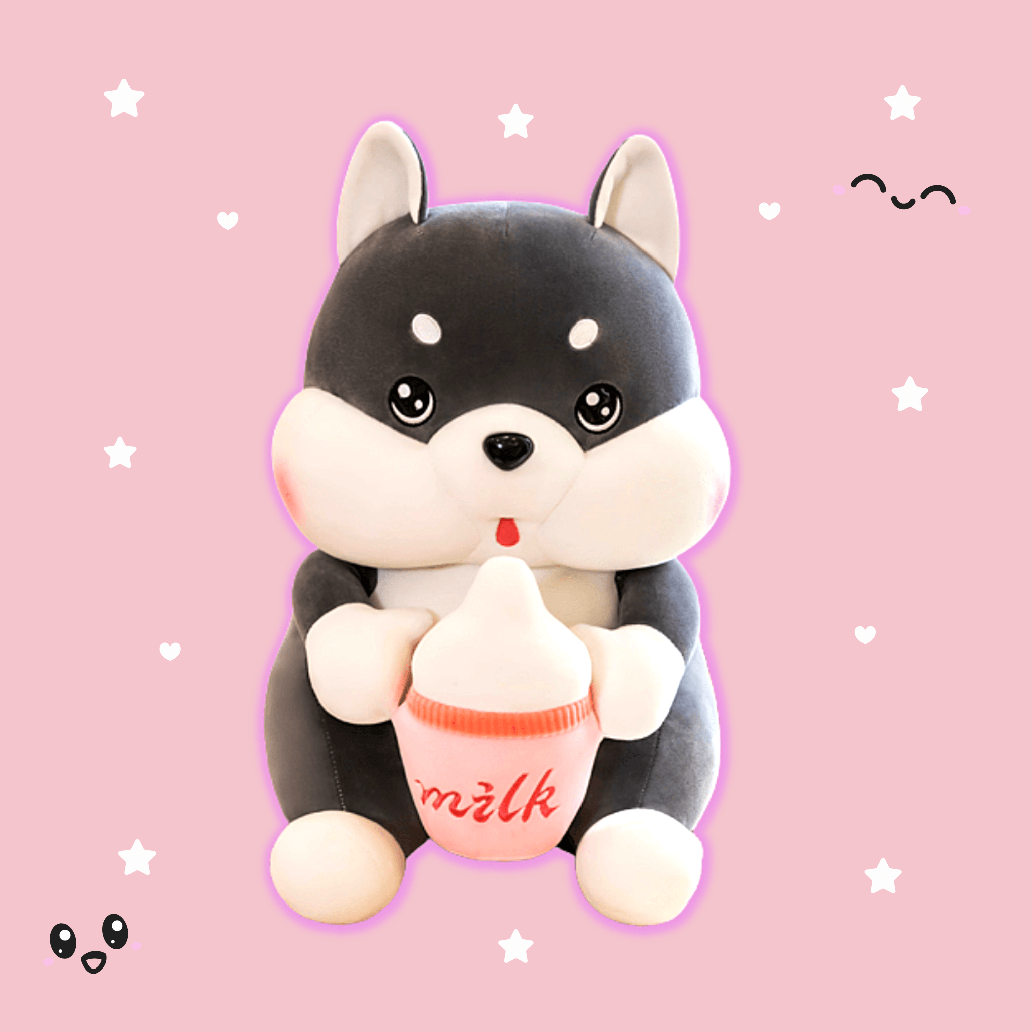 Giant Husky Puppy Plush Toy - Soft and Cuddly Stuffed Animal for Kids, Perfect for Gifts, Bedtime, and Playtime | Large Fluffy Dog Plushie for Boys and Girls