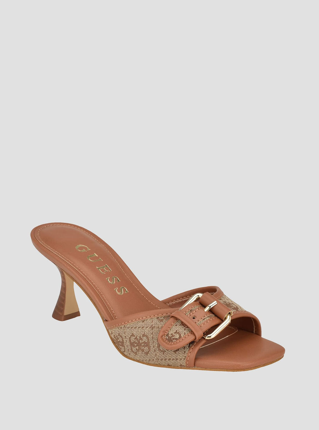 Brown Dista Kitten Heels - Women's Comfortable Low Block Heel Pumps for Office, Party & Wedding | Slip-Resistant Work Shoes for Professional Women