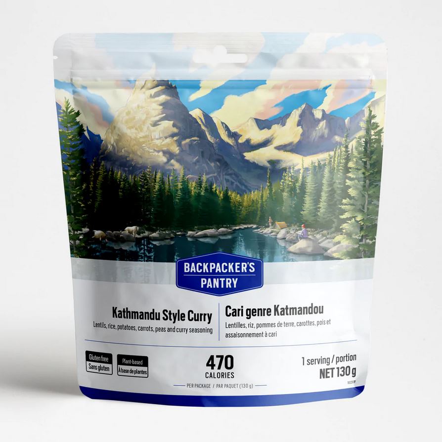Backpacker's Pantry Kathmandu Style Curry - Lightweight Single Serve Freeze-Dried Meal for Hiking, Camping & Emergency Preparedness | Authentic Nepalese Flavors