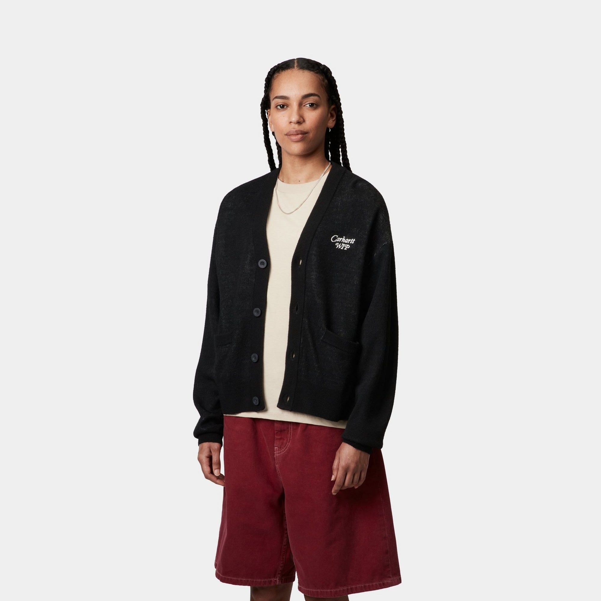 Women's Heartbreaker Cardigan - Soft Knit Open Front Sweater for Fall & Winter | Black & Wax Color | Perfect for Layering, Office Wear & Casual Outfits