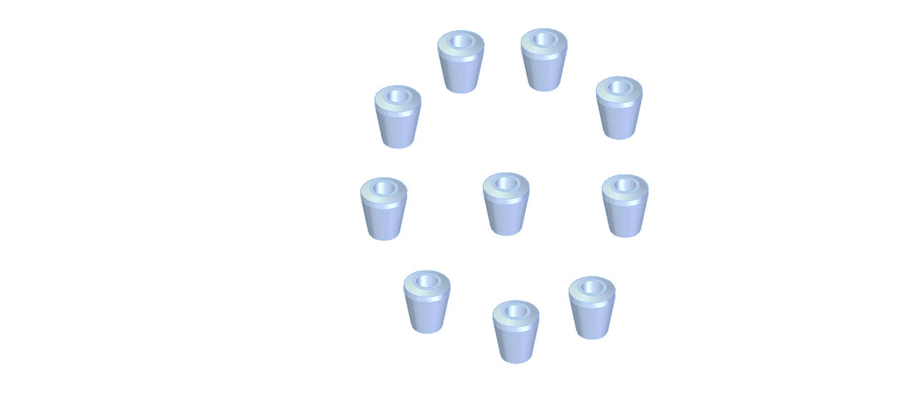 1/16 Inch CPI Ferrule - Pack of 10 | High-Quality Compression Fittings for Hydraulic Systems & Plumbing Applications