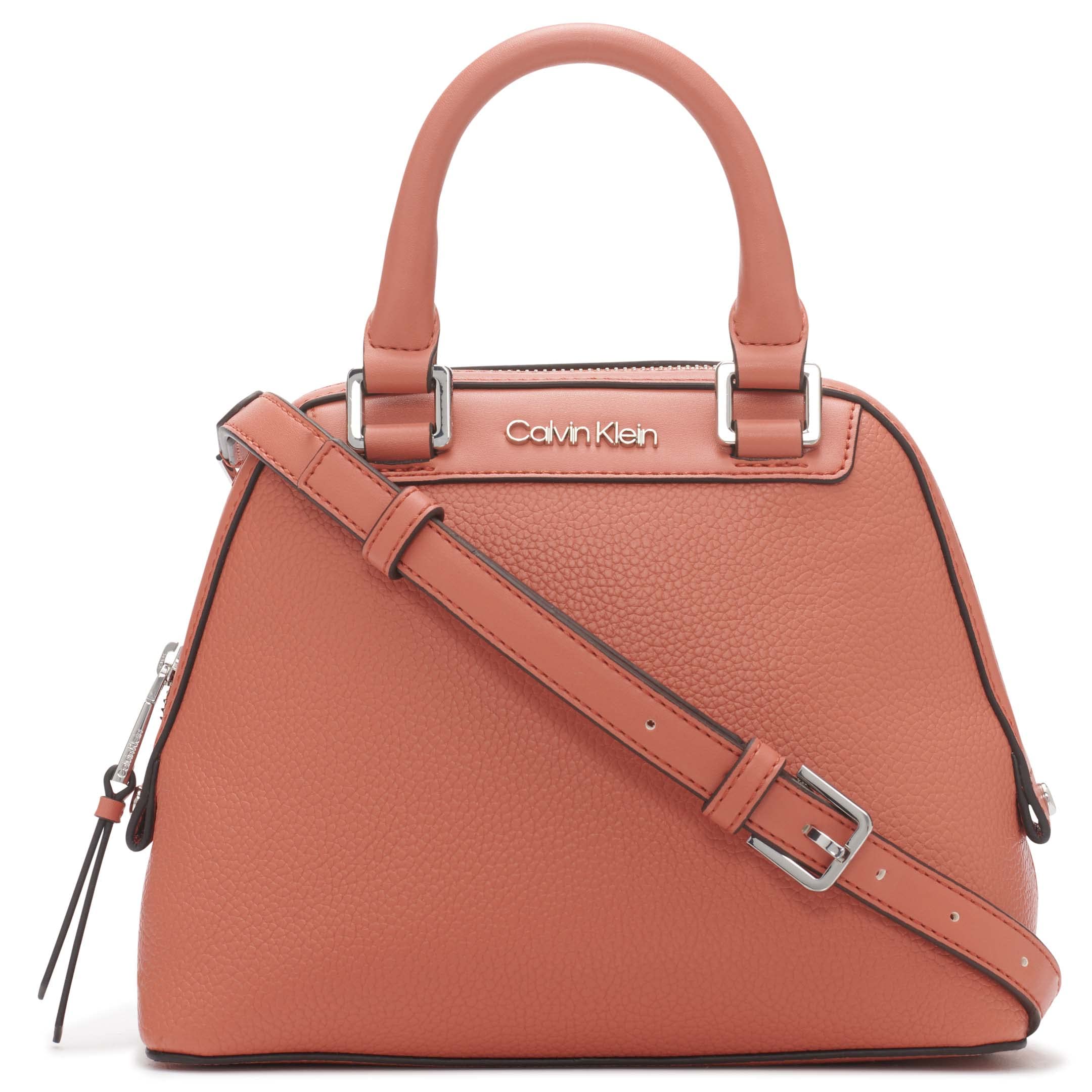 Calvin Klein Clara Mini Satchel Crossbody Bag for Women - Stylish Leather Shoulder Purse for Everyday Use, Work & Travel