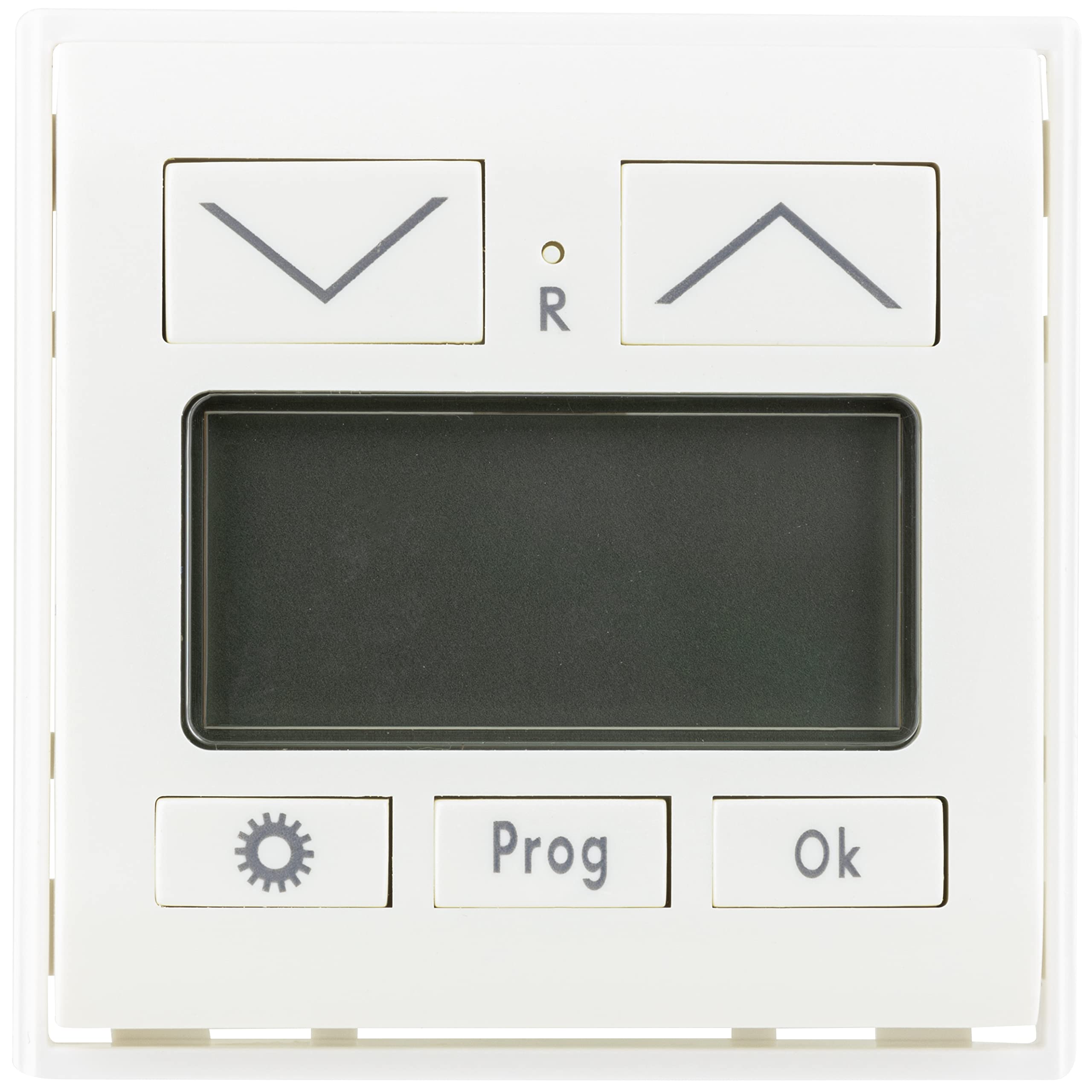 REV Optima 0221530106 White Cover Timer Switch Control Panel for Blinds & Roller Shutters - Smart Home Automation for Windows & Doors