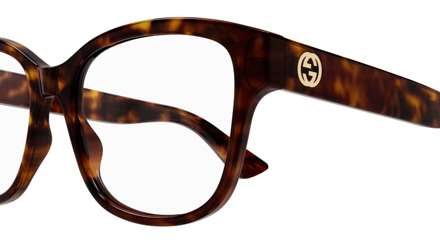 Gucci GG1340O 002 Havana Squared Oversized Women's Eyeglasses - Fashionable Oversized Square Sunglasses for Women | Perfect for Beach, Driving & Everyday Style