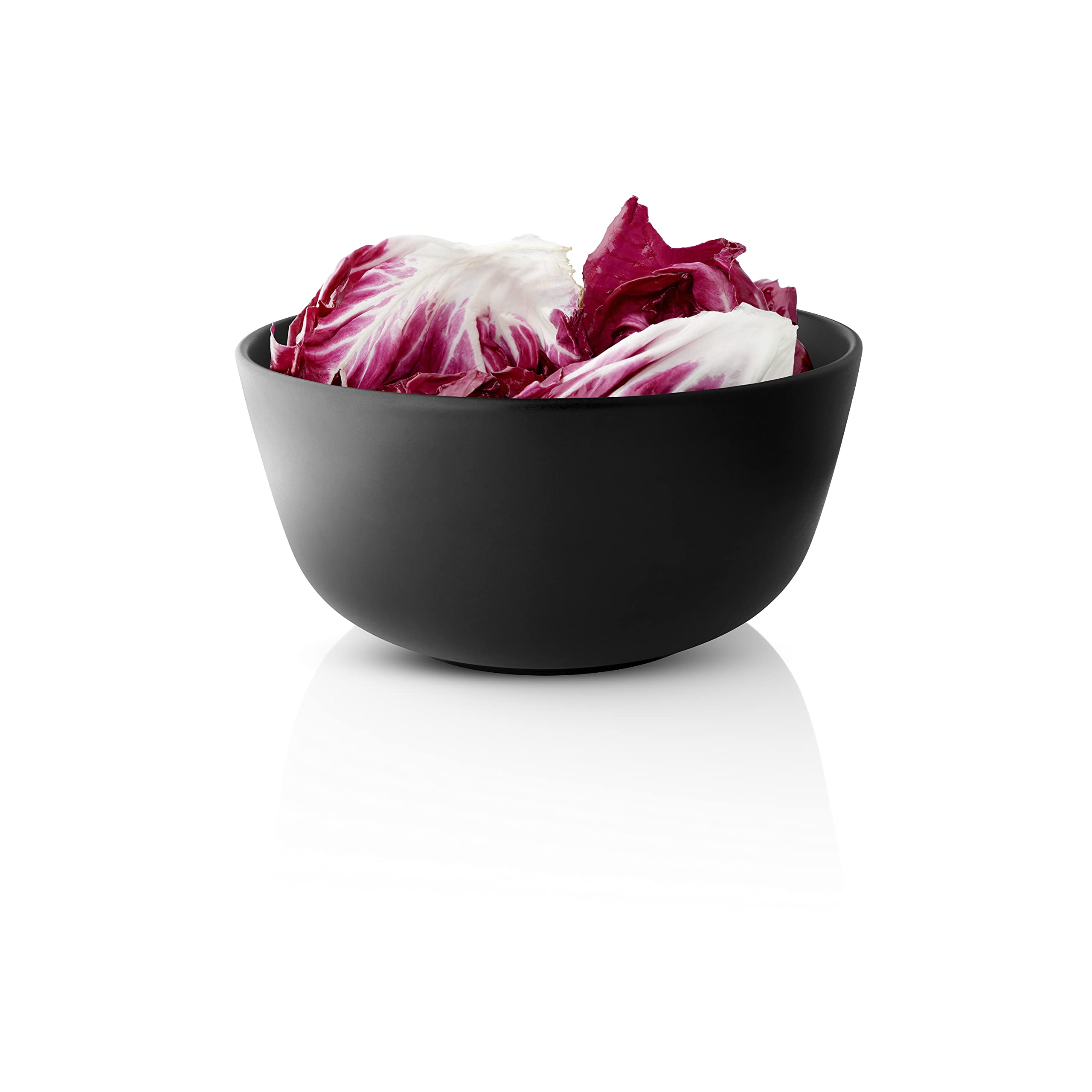 Eva Solo Nordic Kitchen Bowl 2L (21cm Diameter) - Black Stoneware Dishwasher & Microwave Safe Bowl | Danish Design for Modern Kitchens | Perfect for Mixing, Serving & Food Storage