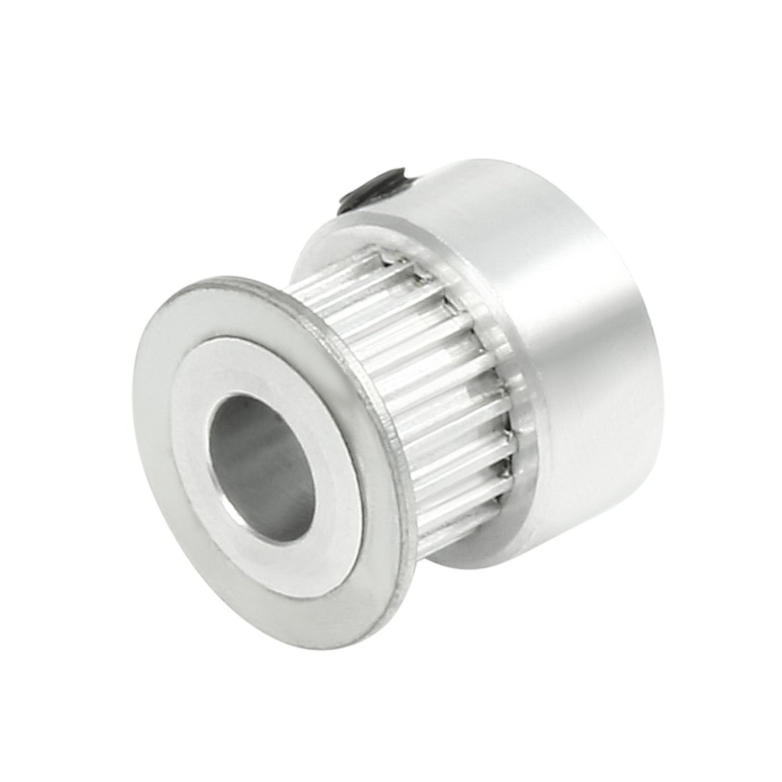 20 Teeth Aluminum MXL Timing Belt Idler Pulley 6.35mm Bore Flange Synchronous Wheel for 3D Printer CNC Machine - Perfect for Precision Motion Control & Power Transmission in Robotics, Automation, and DIY Projects