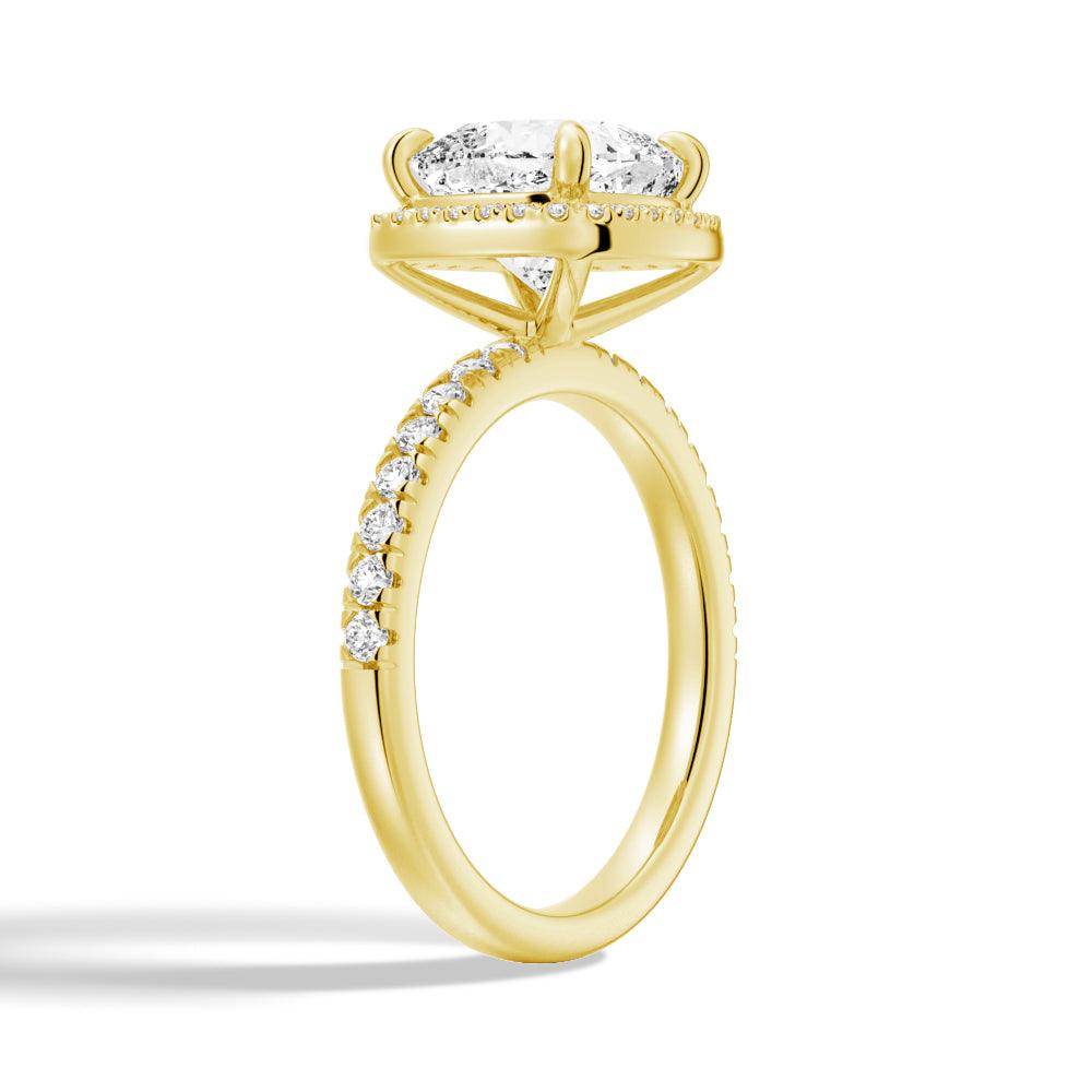 Exquisite Cushion Cut Halo Moissanite Engagement Ring - 1.5ct Sparkling Diamond Alternative for Women, Proposal & Wedding Jewelry - Perfect for Anniversaries, Valentine's Day & Special Occasions