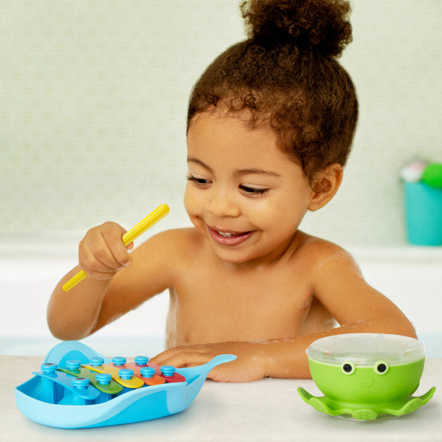 Munchkin Bath Beats Musical Bath Toy Set - Fun Waterproof Baby Shower & Bathtime Toys for Toddlers & Infants - Perfect Gift for Newborns & 1-3 Year Olds