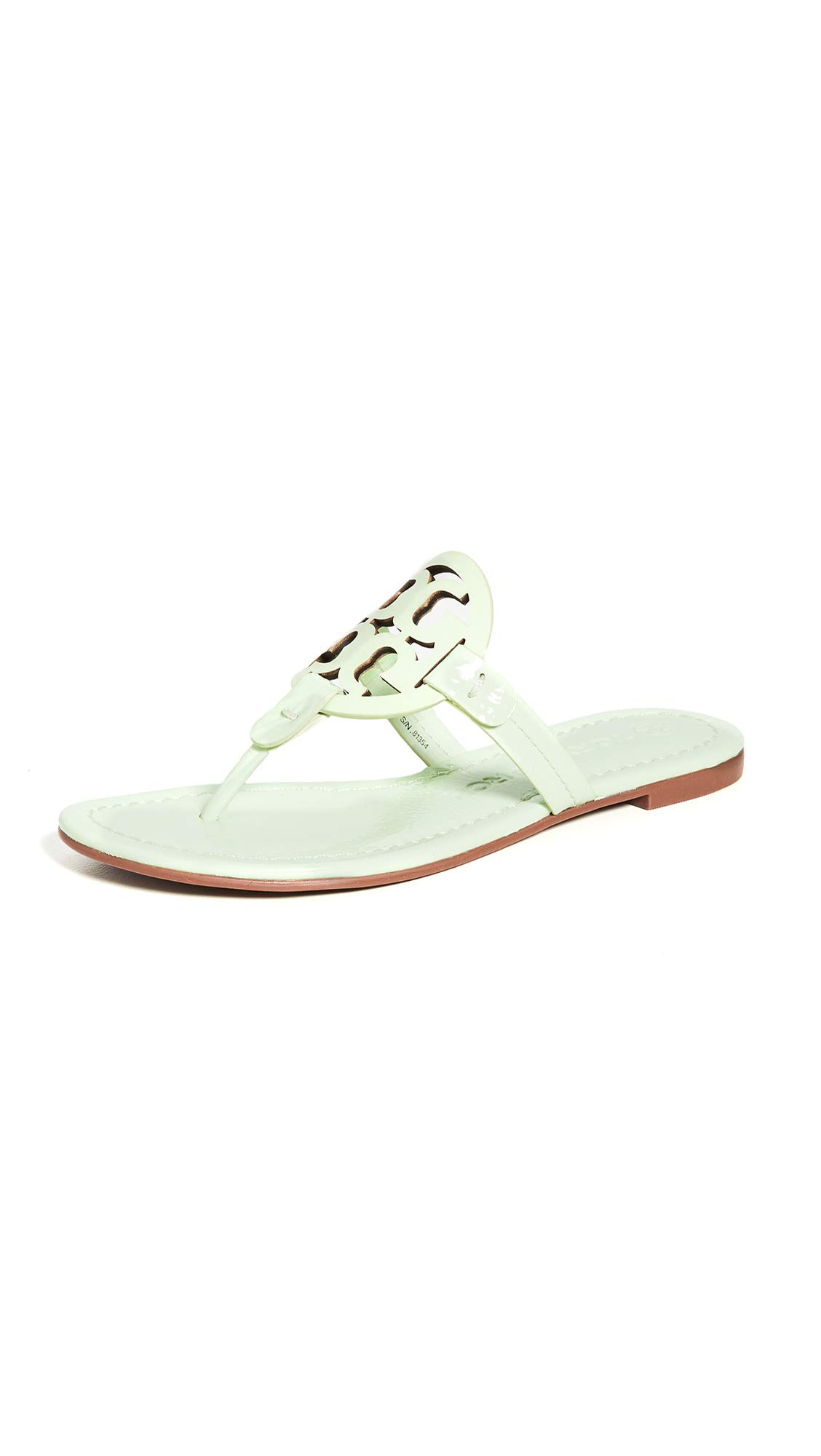 Tory Burch Women's Miller Sandals | Comfortable Leather Flip Flops with Logo | Perfect for Beach, Pool & Summer Outfits