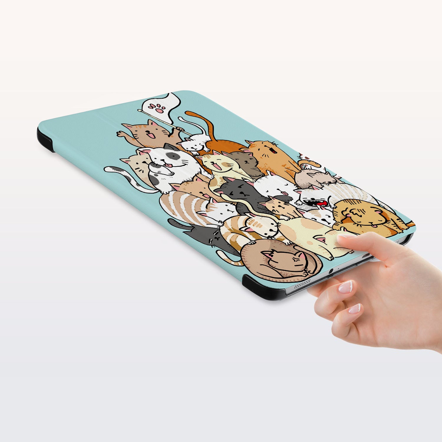 Microsoft Surface Case with Cute Cat Design - Durable Protective Cover for Surface Pro/Go/Laptop - Perfect for Work, School & Travel