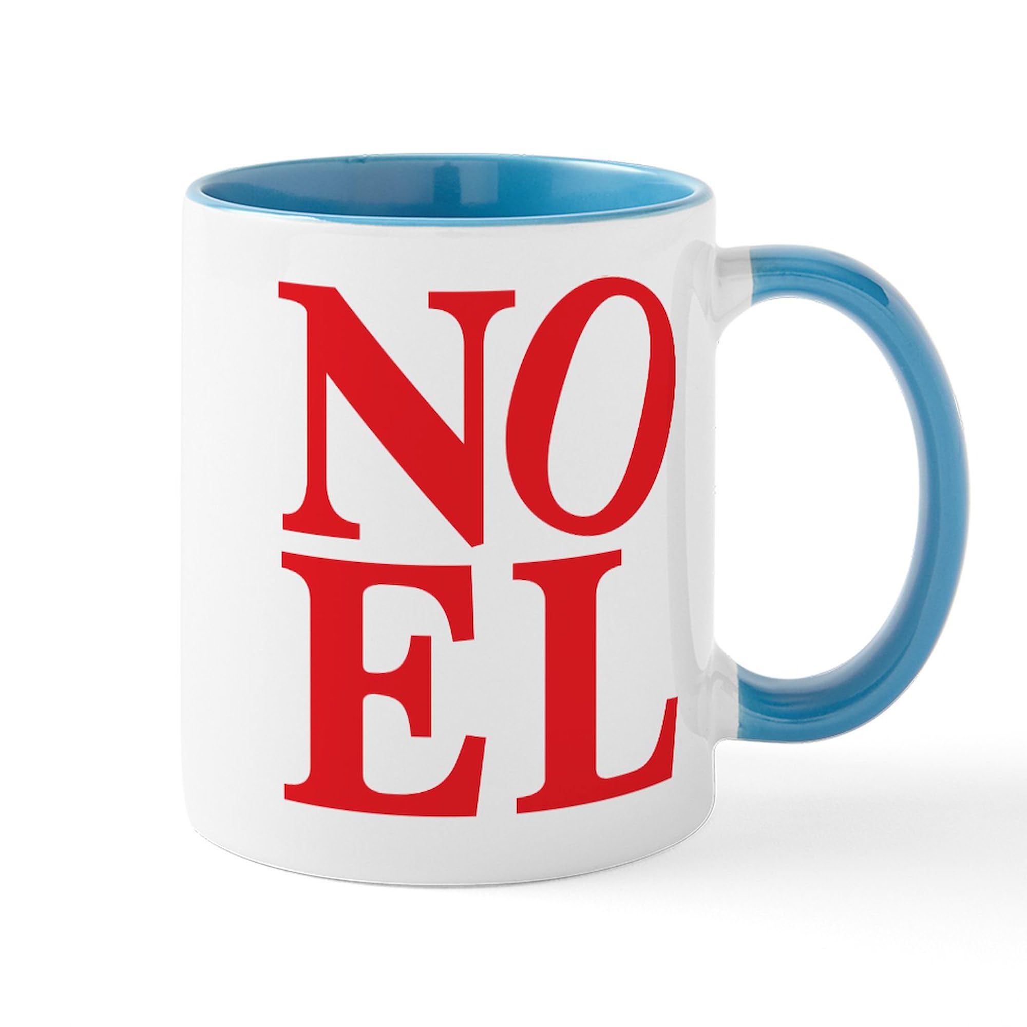 Noel Ceramic Coffee Mug 11 oz (325 ml) - Holiday Themed Christmas Gift for Coffee Lovers - Perfect for Home, Office & Gifting